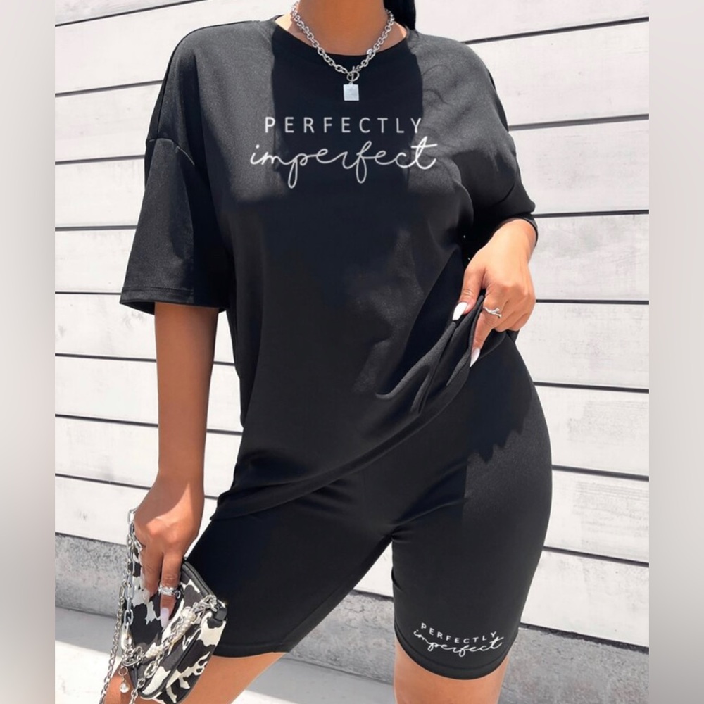 Biker shorts set